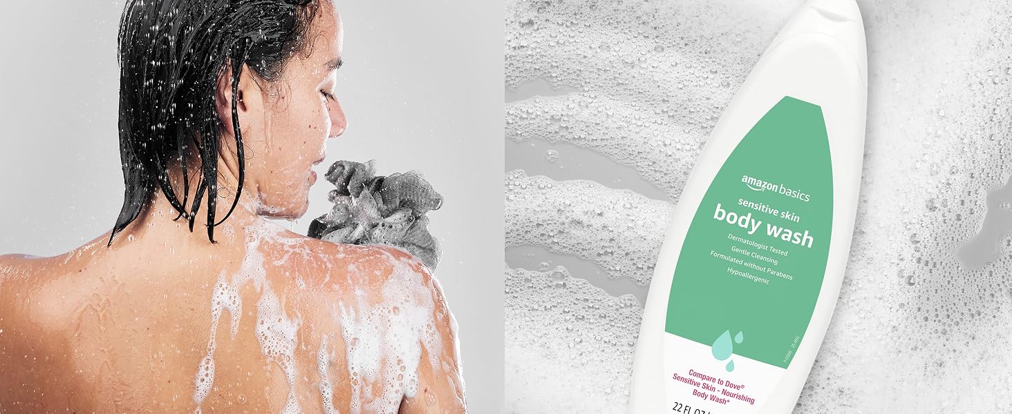 body, wash, skin, nourishing, sensitive, dove, free, hypoallergenic, moisturizing, refreshing