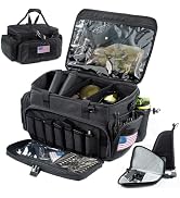 VIGEGARI Large Pistol Range Bag Shooting - Tactical Gun Range Bag Pistol Cases, Gun Bags for Hand...