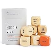 Two Tumbleweeds Foodie Dice - Set of 9 Dice to Inspire Creative, Seasonal Meals with Take Out Die...
