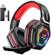 Ozeino Wireless Gaming Headset with Flip Microphone