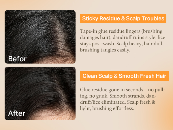 Tape In Removal Comb with Stainless Steel