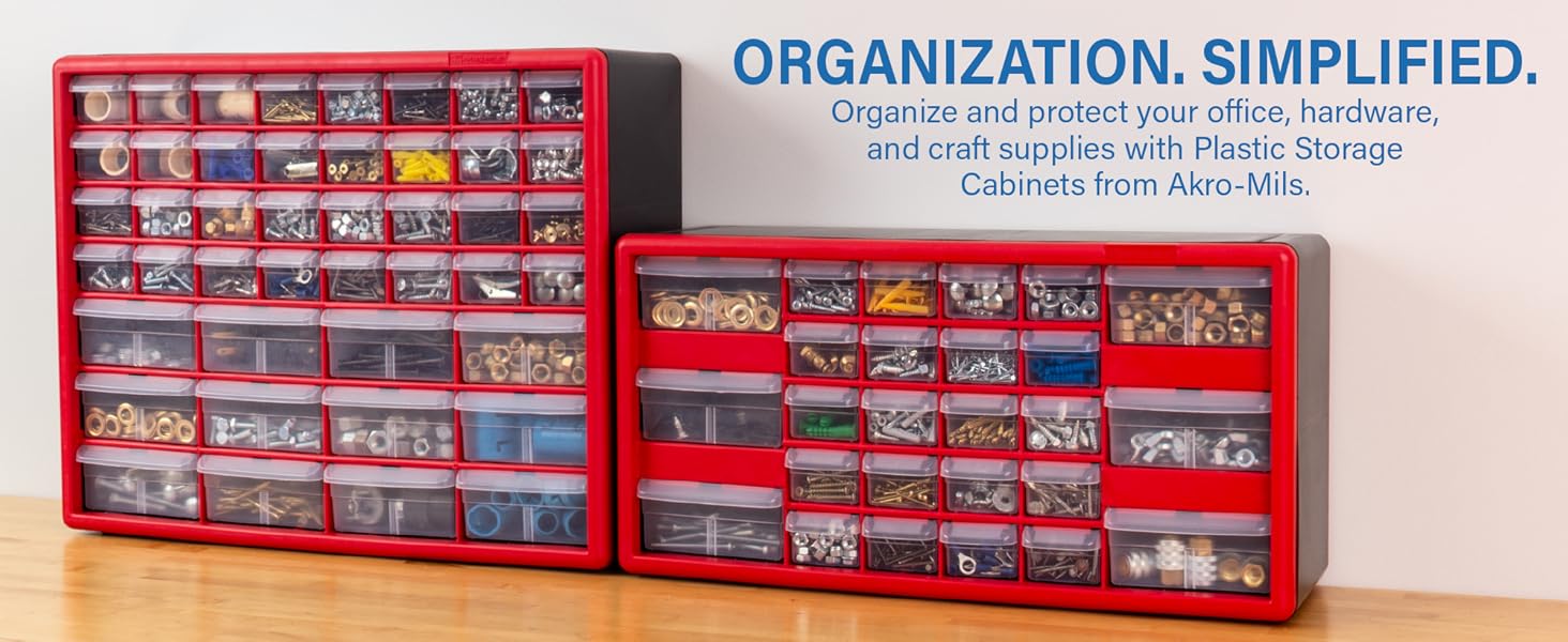 organization simplified. Organize and protect your office, hardware and craft supplies