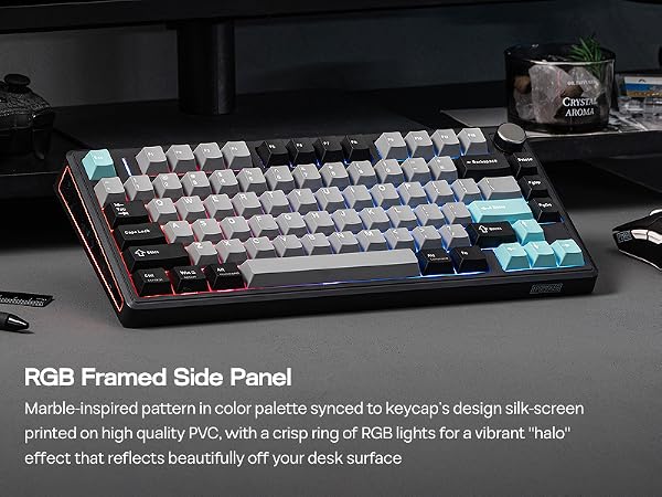 EPOMAKER TH80 V2 Tri-Mode Wireless Mechanical Gaming Keyboard