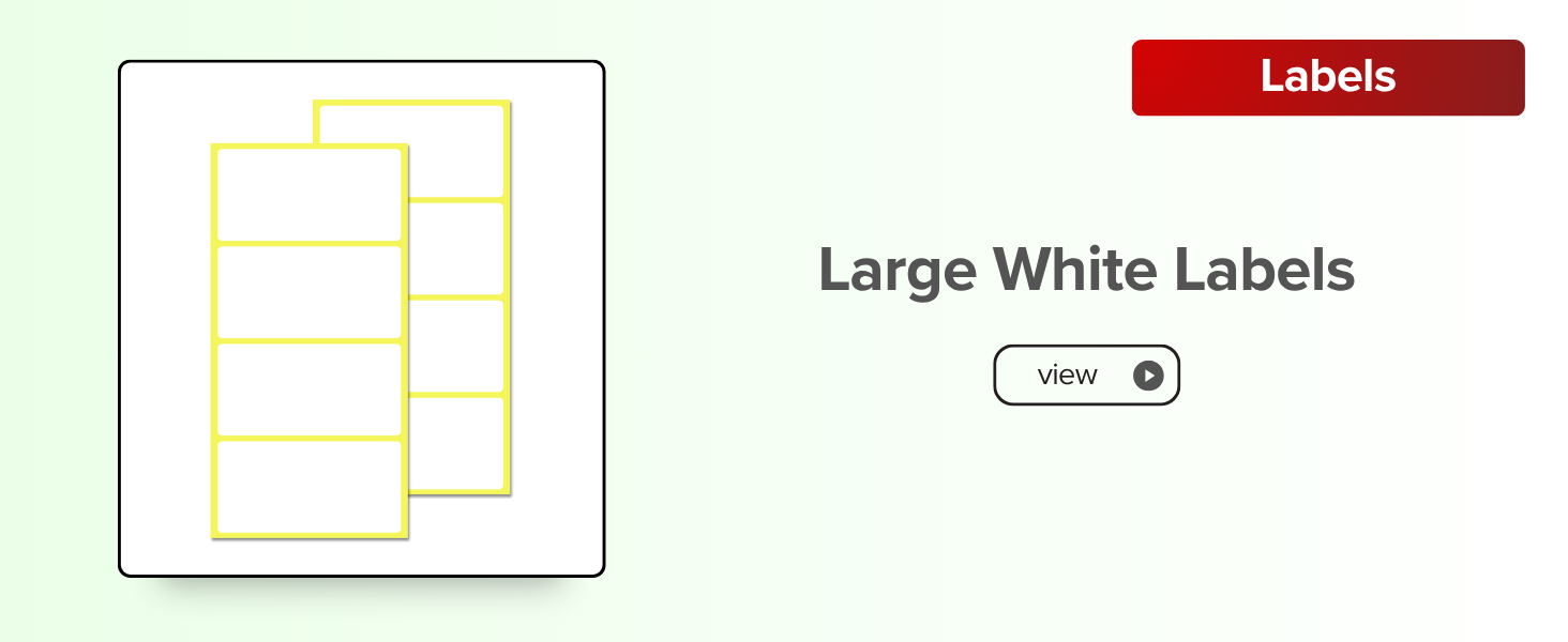 Large White Labels