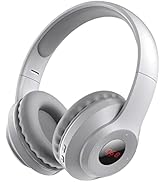 Rechargeable & Portable FM Radio Headphones with Best Reception, LED Display, Soft Ear Muffs, FM ...