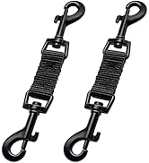 IVIA PET 2 Pcs Mini Dog Collar Safety Clips with Double Ended Clasps | Collar Backup Clip for Sma...