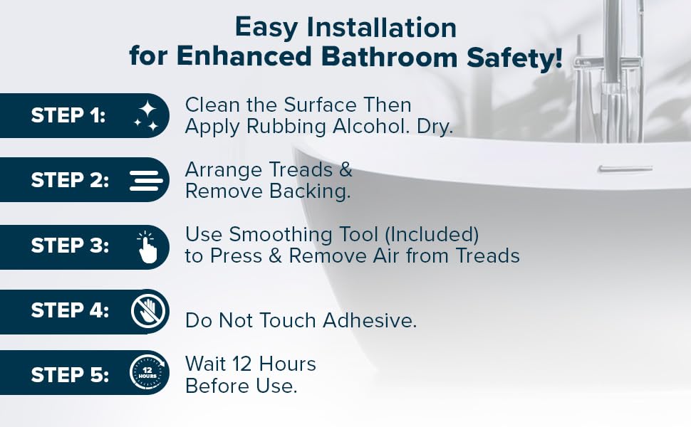 tub non slip stickers, no slip shower stickers, secopad anti slip shower stickers