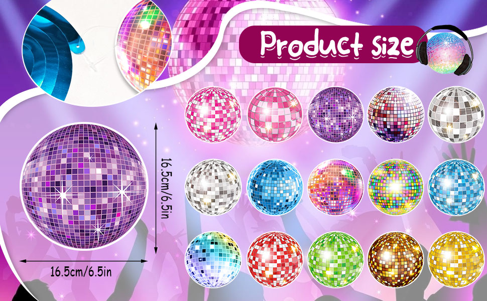 35Pcs Disco Party Hanging Swirl Decor