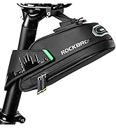 ROCKBROS Bike Seat Bag Bike Saddle Bag Under Seat Bike Bag Quick Release Bike Seat Pack for Mount...