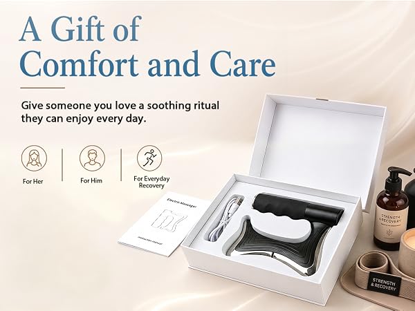 Gua sha massager gift for mom, her, or him supports everyday recovery care.