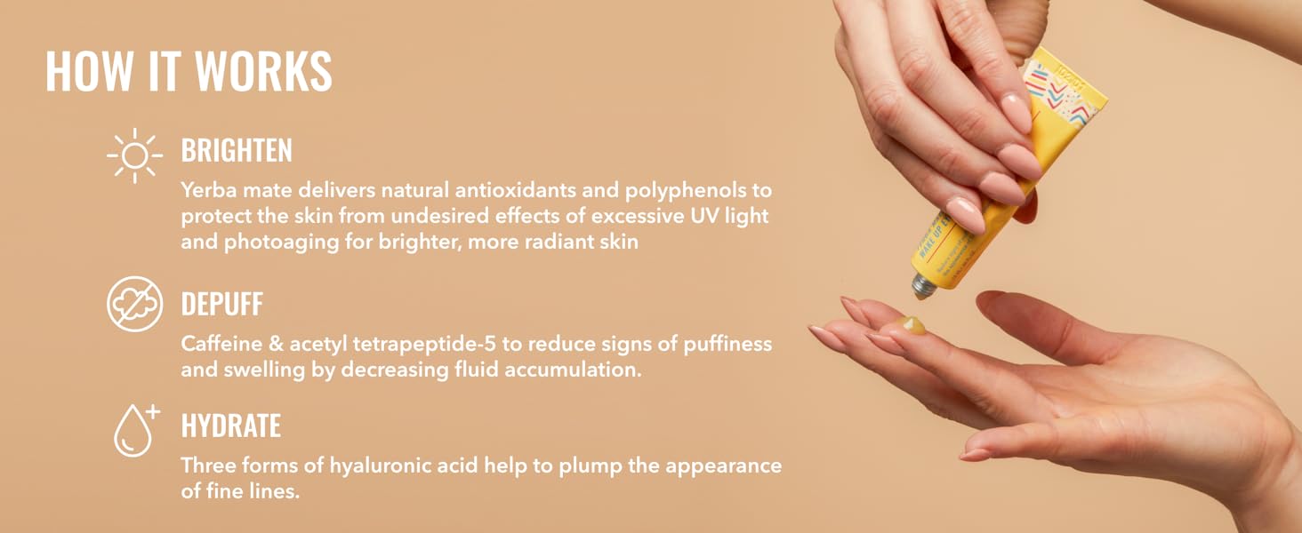 How it works: Brighten, Depuff and Hydrate