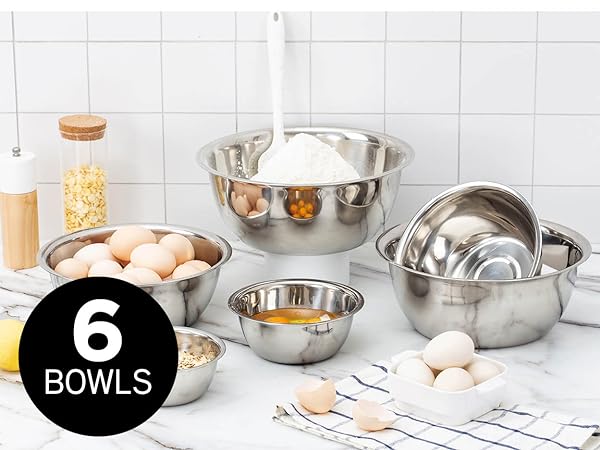 6 BOWLS INCLUDED