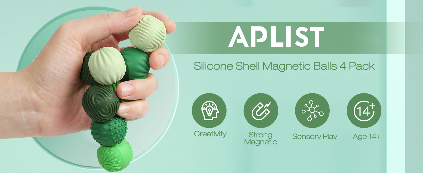 Silicone Shell Magnetic Balls