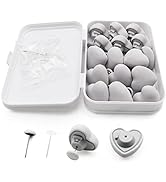 MQUPIN Duvet Cover Clips, 16Pcs Heart Duvet Pins Keep Comforter from Shifting Duvet Cover Holding...