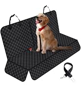 Dog Car Seat Cover for Back Seat, Waterproof Back Seat Cover for Dogs, Scratchproof Bench Seat Co...