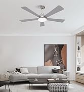 brushed nickel ceiling fan