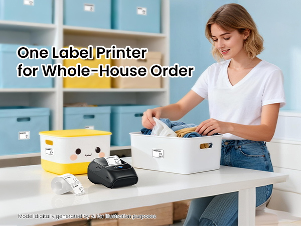 label printer for home organization