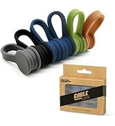 Xuuza Silicone Magnetic Cable Ties, Reusable Cord Ties Twist Ties Wire Management For USB Chargin...