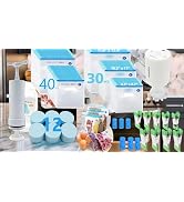 MOMODA Sous Vide Bundle: Vacuum Seal Cooking Bags (70 Pcs), Magnet Clips (12 Pcs), and Manual & A...