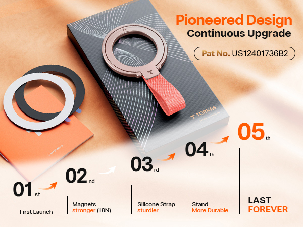 magnetic phone grip holder stand cell phone accessories