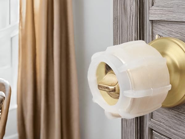 door knob stopper enjoy cover door knob grips cover silicone black wall protector