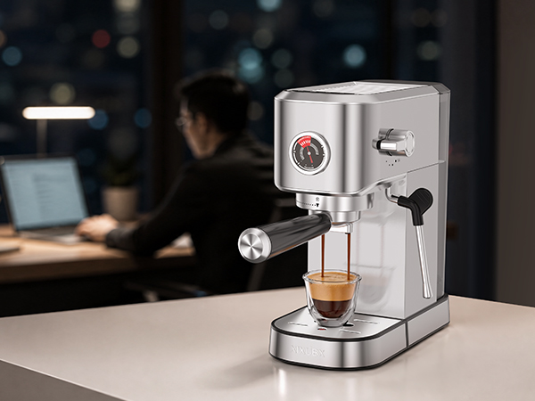 espresso machine indoor home kitchen office daily coffee