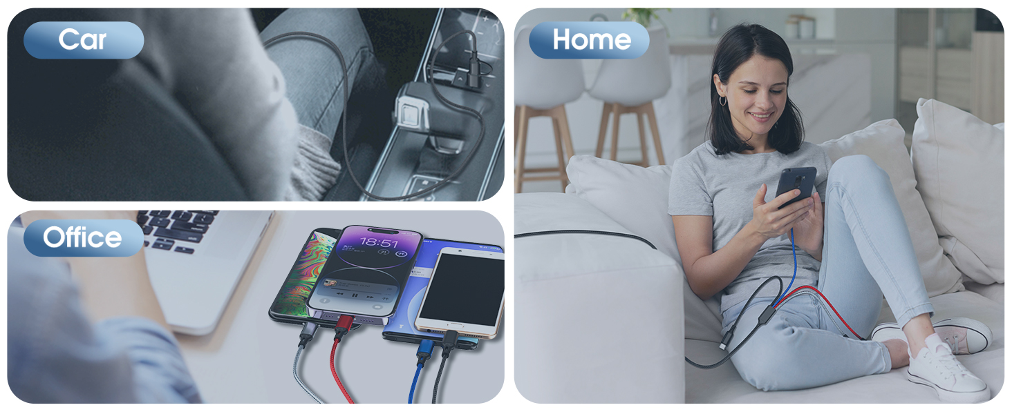 usb multi charger cable