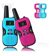 2Pcs Walkie Talkies for Kids Toys: Outdoor Toys for 3 4 5 6 7 8 9 10 11 12 Year Old Boys Girls Wa...