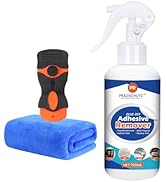 PRAZISCHUTZ Adhesive Remover Spray for Stickers, Labels, Tape, Gum, Tar, Powerful Formula Safe on...