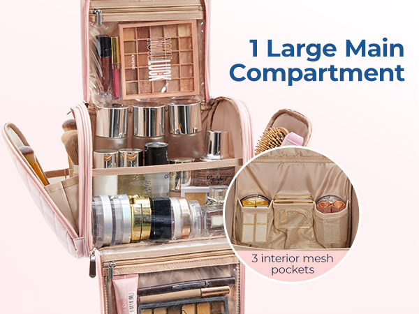 BAGSMART Travel Makeup Bag