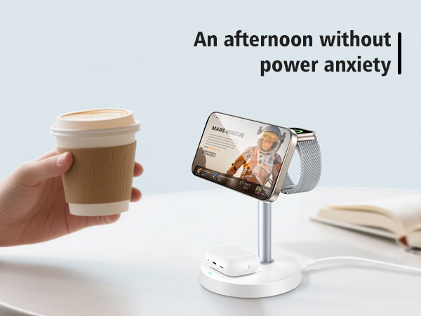 magnetic charger charging station wireless iphone 3 in 1 magsafe phone watch fast airpods mag-safe