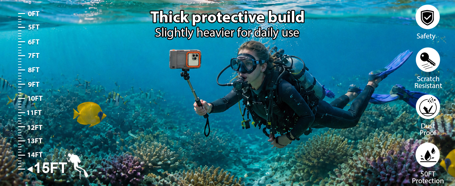 underwater phone case for snorkeling