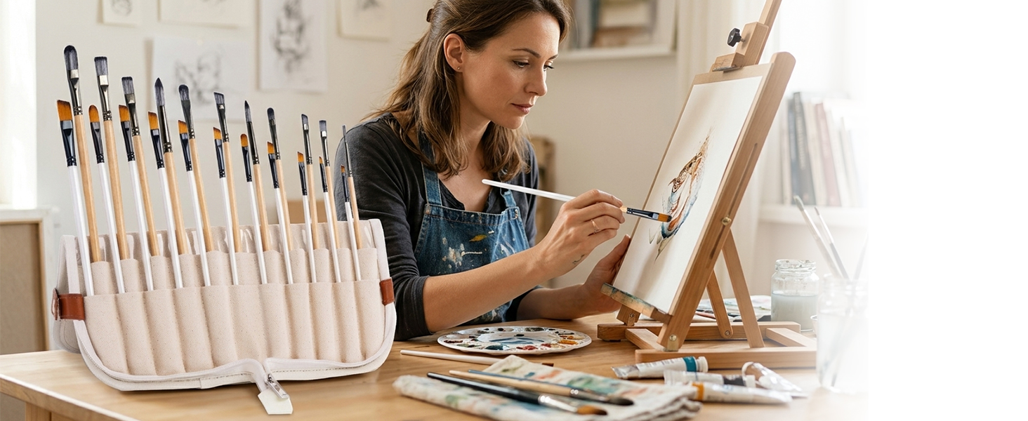 Paint Brush Holder & Organizer