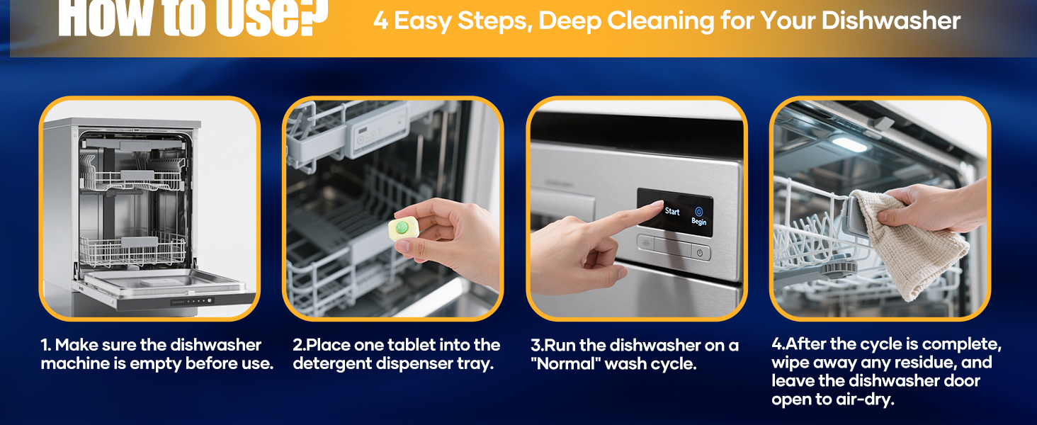 dishwasher cleaner tablets dishwasher machine cleaner tabs pods dish washer cleaning deodorizer