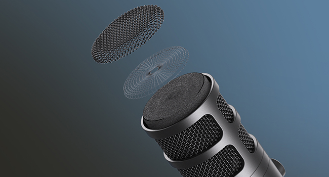 USB dynamic mic podcast