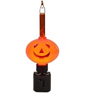 Lasumora Halloween Night Light, Bubble Night Light Plug in LED Pumpkin Jack O' Lantern, Halloween...