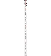 GEOLENI Aluminum Grade Rod - 8ths, With Carrying Case and Rod leve (9 Foot)