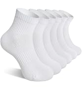 DoSmart Kids Ankle Socks Boys Girls Youth Teen Athletic Short Cotton Breathable Quarter Seamless ...