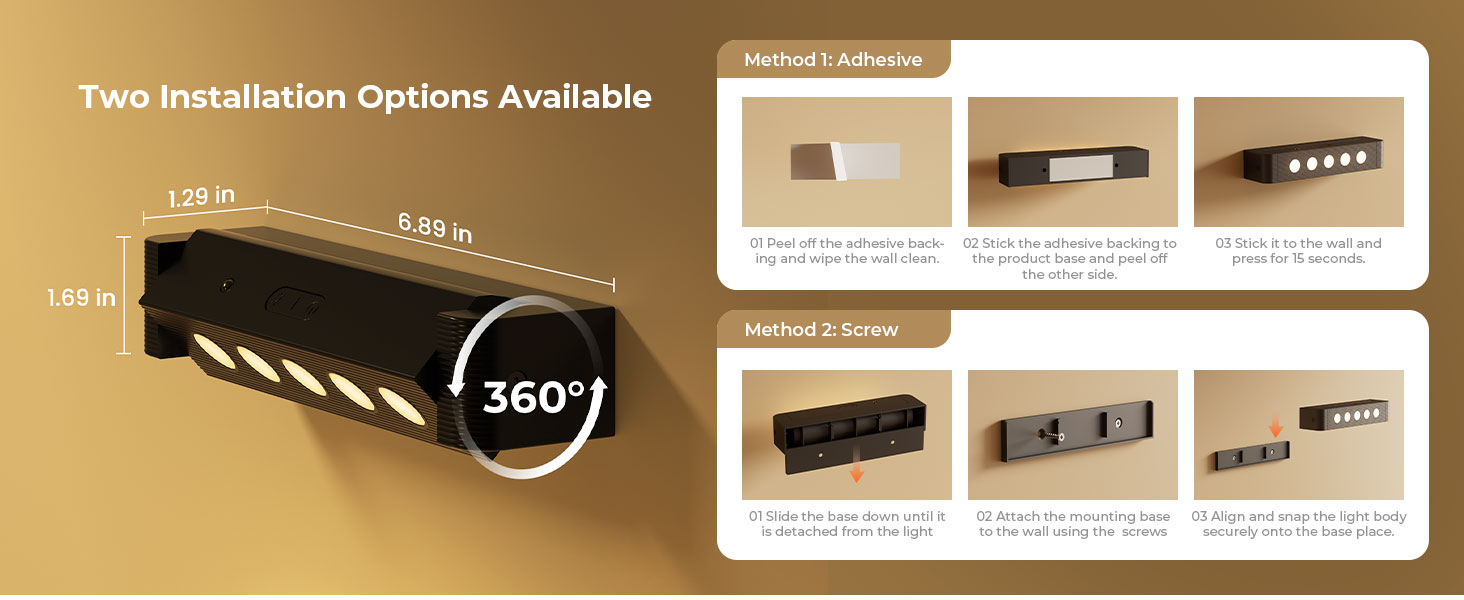Two Installation Options Available