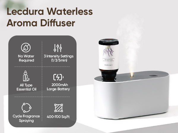 Lecdura Waterless Diffuser for Essential Oil