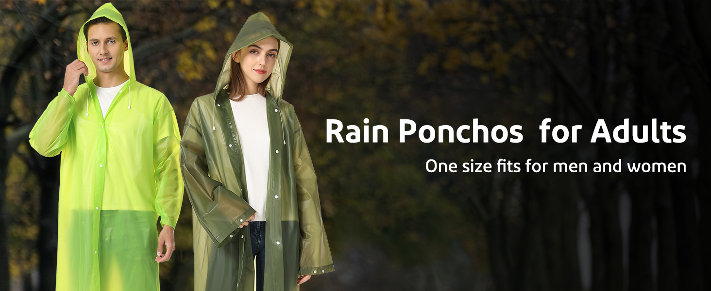rain ponchos for adults
