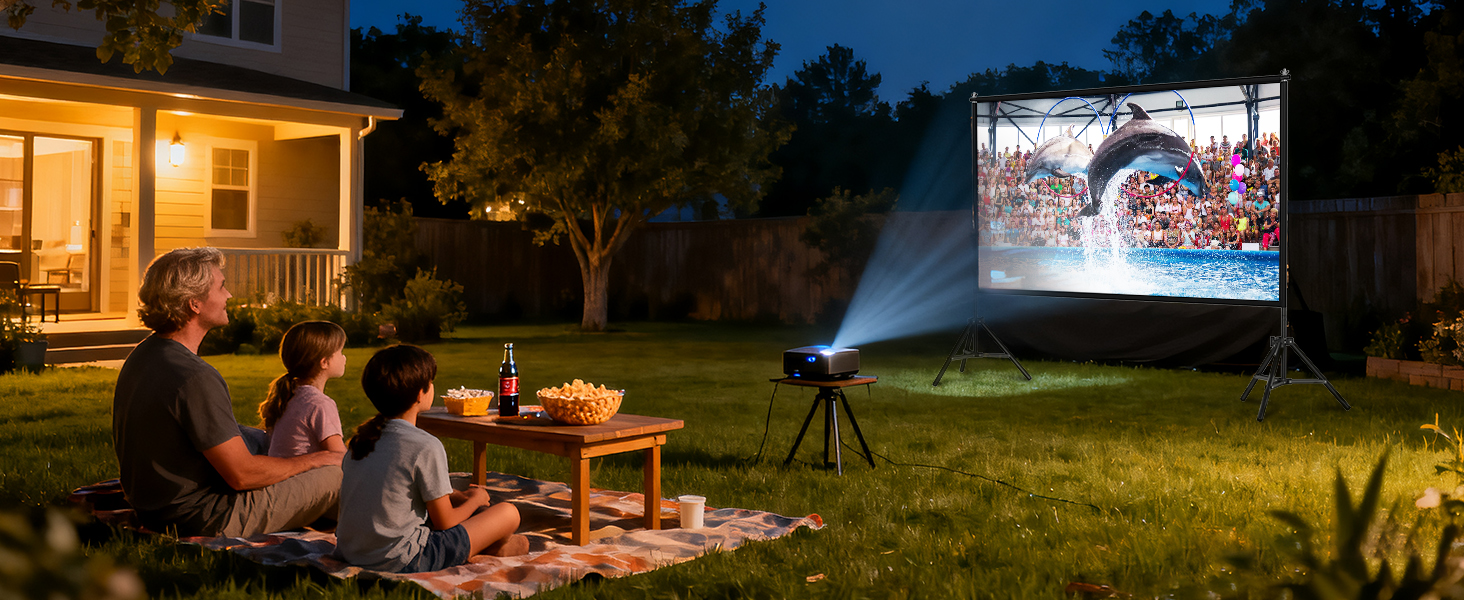 outdoor projector screen
