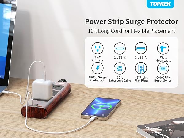 Power Strip Surge Protector