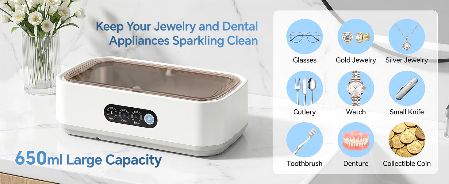 Ultrasonic Jewelry Cleaner