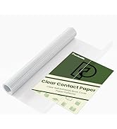 practicalWs Clear Contact Paper Peel and Stick - Protector for Book Cover, Crafts, Documents, Wal...
