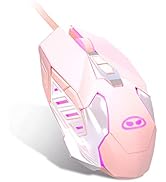 Gaming Mouse,Magegee 4 Adjustable 3200 DPI Levels 7 Color Changing Backlight with USB 3200 DPI Er...