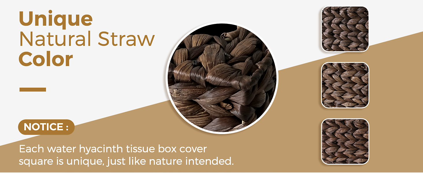 wicker tissue box cover