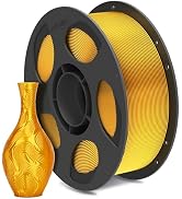 ANYCUBIC Silk Filament, Clog-Free Shiny 3D Printer PLA Filament 1.75mm Dimensional Accuracy +/- 0...