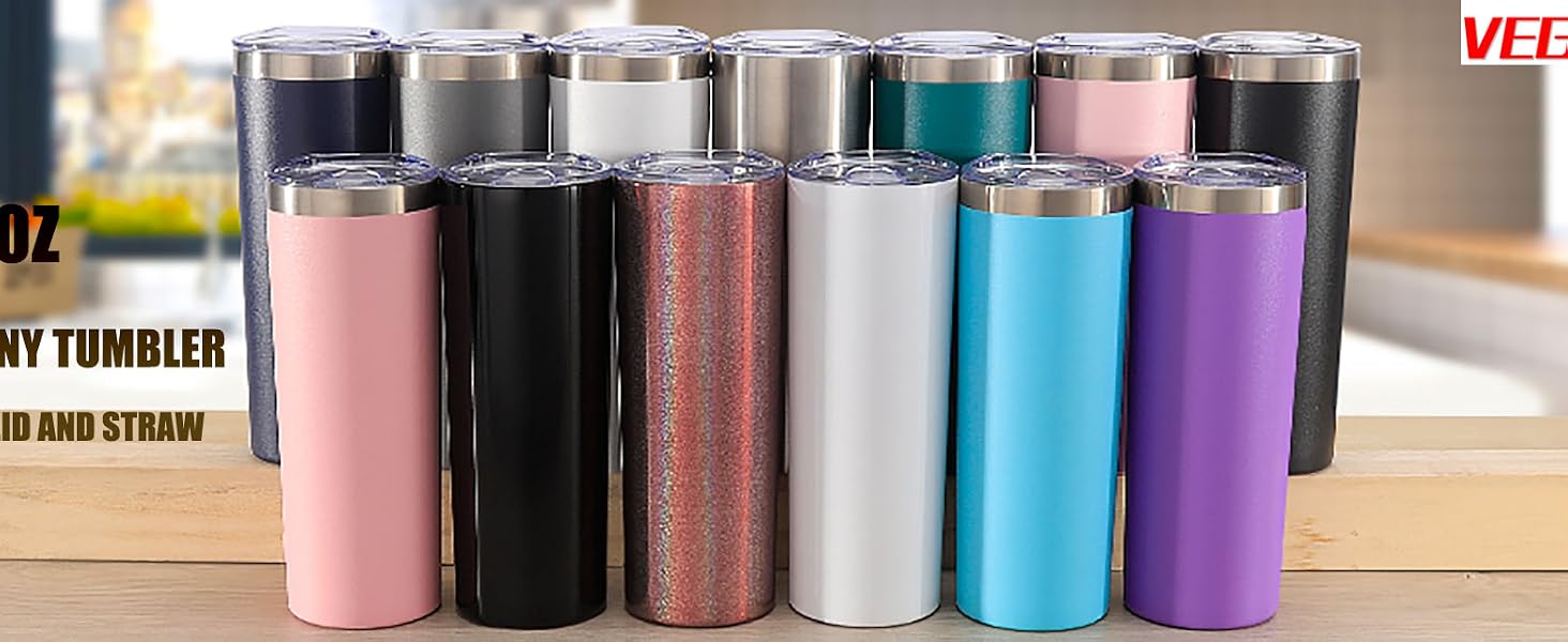 vegond skinny tumblers