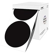 PARLAIM 3 Inch Round Color-Code Dot Stickers, 500 Color Coding Circle Labels per Roll Dispenser B...